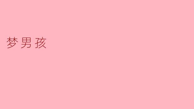 梦男孩