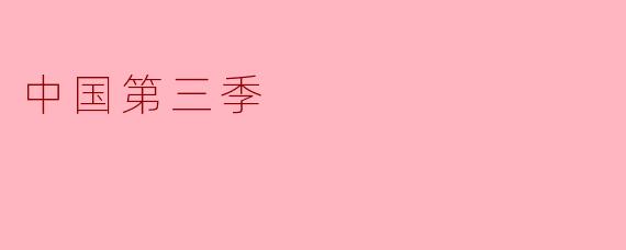 《中国第三季》这档节目主要聚焦哪些内容?