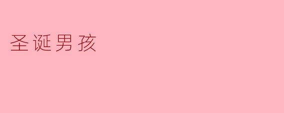 《圣诞男孩:一场关于爱与奇迹的冬日童话》