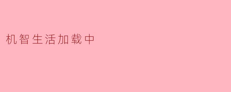 机智生活加载中