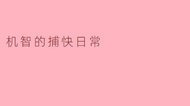 机智的捕快日常