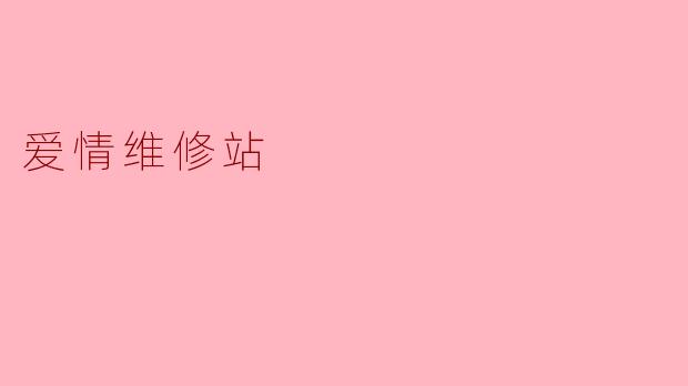 爱情维修站